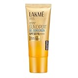 LAKMÉ Sun Expert SPF 50 PA Gel Sunscreen Niacinamide Water LightFor Oily Combination Skin Nonsticky For All Skin Types For UVAB ProtectionNo White Cast 100g