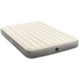 Intex Polyvinyl Chloride PVC Deluxe Single High Airbed Grey