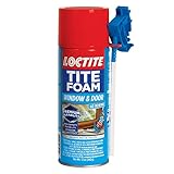 Loctite Tite Foam Windows Door PU sealantWhite Expanding Foam for windows and door gaps filling keeps dust and pests aways DIY dries fast waterproof no shrinkage easy application 340g