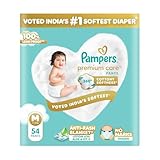 Pampers Premium Care Pant Style Baby Diapers Medium M size 54 Count