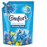 Comfort Morning Fresh Fabric Conditioner 2 L Refill Pack After Wash Liquid Fabric Softener For Softness Shine Long Lasting Freshness