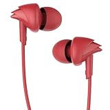 Boat Bassheads 100 in Ear Wired Headphones Earphones with Mic Furious Red