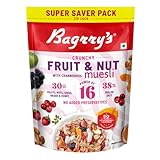Bagrrys Crunchy Fruit Nut Muesli with 30 Real Fruits Nuts Seeds 750G