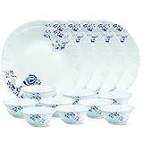 Larah by Borosil Glass Thali Set 18Pcs 879
