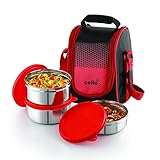CELLO MF Plastic Matiz Lunch Box 375ml Red