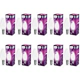 Philips 4Watt 400lumen Frosted Candle E14 Base Cool White Pack of 10 at Rs844