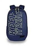 Gear Keep It Real 32 Ltrs Nblue Fl Green School Standard Backpack
