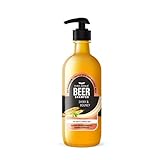 Park Avenue Beer shampoo for Shiny Bouncy Hair 650ml Paraben Free For Dull Lifeless Hair Crafted with Natural Beer