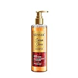 Streax Serum Shine Shampoo 240ml for Frizzy and Dry Hair for Women Men ParabenFree with Silicon Boosters Vit B5 For Smooth Shiny Hair