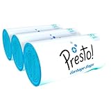 Presto Garbage Bags Medium 90 Count 30 Bags X 3 Rolls 19 X 21 Inches For Dry Waste Blue