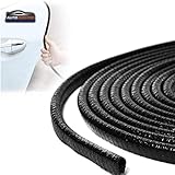 AutoBizarre Black AntiScratch AntiCollision Heavy Duty Edge Guard Door Protection 5M