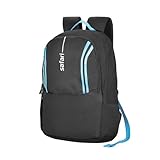 Safari Flash Neo 26L Casual Printed Backpack 2 compartments bottle holder Front pocket school bag for boys and girls college office travel for men and women Color Black
