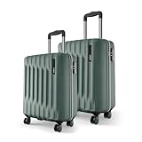 Safari Cabin 8 Wheels Set of 2 Medium Trolley Bags 3799