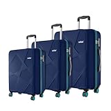 Safari 2piece 360 wheeling trolley bags with hard case polypropylene for 3501