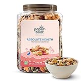 Paper Boat Absolute Health Dry Fruits Mix Premium Trail Mix Healthy Mixed Nuts with Dry Fruits Almonds Cashews Cranberry Pumpkin Seeds Candied Amla Reusable Jar 1000g