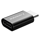 Ambrane TypeC to Micro USB OTG Adapter for 3A Fast Charging and Data Sync Compatible with All TypeC Enabled Devices Blue