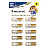 Panasonic AAA Gold Plus Batteries Pack of 10 Long Life Premium Indias First 100 eco Friendly Battery