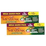 Dabur Meswak Complete Oral Care Toothpaste 800g 400g x 2 Pack of 2 Complete Oral Gum Care Toothpaste Contains Pure Rare Miswak extract No added Fluoride Paraben Triclosan Formalin