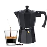 AGARO Classic Moka Pot Stovetop Espresso Coffee Maker 240 Ml