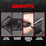 Beardo Don Trimmer for Men 90 min Run Time 20 Length Settings Cordless Washable Stainless Steel Blades Powerful Li battery for quick charging Stylish Gun Metal finish Gift For Brother Gift For Friends