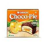 ORION Orange Choco Pie 12piesCentreFilled Chocolate Biscuit