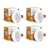 Wipro Garnet 3W Led Mini Downlight for Home Cabinet Pack of 4