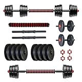 Protoner PVC 3 in 1 convertible DM 440 Kg Dumbbells Set and Fitness Kit