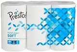 Presto 2 Ply Toilet Tissue Paper100 Natural Virgin PaperPack Of 6400 Pulls Per Roll