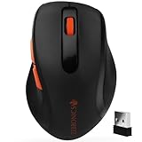 Zebronics Wireless Mouse Dual Mode 24GHz Bluetooth Up to 1600 DPI 6 Buttons USB Nano Receiver Ergonomic Design Plug and Play Curve