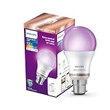 Philips WiZ Neo 12W B22 WiFi Bluetooth LED Smart Bulb with Music Sync Compatible with Amazon Alexa Google Assistant 16 Million Colours Motion Sensing Technology Pack of 1