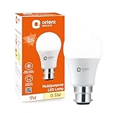 Orient Electric Multipurpose LED Bulb 9Wmulti wattage led light 9W05W with dimming feature Cool White 6500K B22d cap Pack of 1