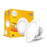 wipro Alpha 7W Round Downlight Junction Box Pink GlareFree Design Recessed Down Light For False Ceiling Cutout 3 Inch Pack Of 1