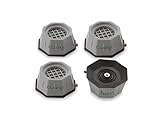 Clazkit MultiPurpose Heavy Duty Stand Home Appliance RefrigeratorWashing MachineFurnitureFridge Stand Grey Pack of 4