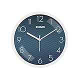Solimo 11Inch Classic Modern and Stylish Silent Movement Wall Clock