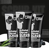 Amazon Lowest Pack Of 3 Mens Charcoal Scrub 300g at 200