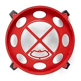 HomeWiz Movable LPG Gas Cylinder Stand Trolley with 360 Rotating Wheels