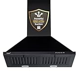 Livpure Alder Neo 60 cm Pyramid 1050 m³hr Suction Baffle Filter Push Button Control