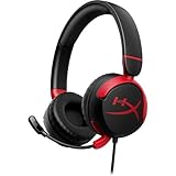 HyperX Cloud Mini Wired On Ear Headset Compatible with PC Chromebook Nintendo SwitchPlayStation ControllersXbox ControllersPhonesLaptopsTabletsTuckAway Boom Mic35Mm JackBlack Red