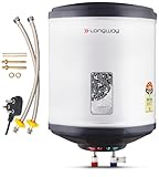Longway Superb 25 Liters 5 Star Rated Automatic Storage Water Heater for Home Water Geyser Electric Geyser with Multiple Safety System AntiRust Coating 5 Years Warranty on Tank Gray