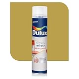 Dulux Simply Refresh Spray Paint DIY Quick Drying Gloss Finish for Metal Wooden Furniture Plastic Walls Cars Bikes 12 X 400ML Gold