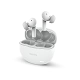 Philips Audio TAT1179WT94 True Wireless in Ear Earbuds with Pocket Sized Charging Case Play Time Upto 45Hrs 10mm Dynamic Drivers Inbuilt Mic IPX4 Splash Sweat Resistant White