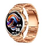 itel Unicorn Max Smartwatch with 143 AMOLED Display 1000 Nits Brightness AI Voice Assistant Bluetooth V53 IP68 Waterproof 200 Watch Faces 100 Sports Modes Copper Gold