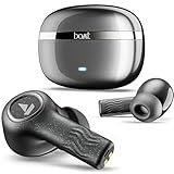 Boat Nirvana Iris Truly Wireless in Ear Ear Buds wUp to 32 dB Active Noise Cancellation120 Hrs PlaybackCrystal Bionic Sound Powered by HiFiBeast ModeENx TechHearables AppCrystal Black
