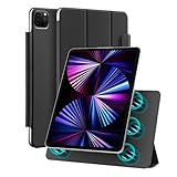 Amazon Basics Magnetic Case Compatible with Apple iPad Pro 4th3rd2nd Gen 11 Inch Auto SleepWake Easy Magnetic Attachment Versatile Trifold Stand Black