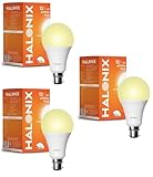 Amazon Halonix 12W LED Light Bulb Yellow 3000K Pack of 2 143