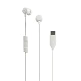 Skullcandy inEar Wired Earbuds with USBC Noise Isolation Microphone Call and Track Control Enhanced Audio Drivers Compatible with Smartphones Tablets and Laptops Bone