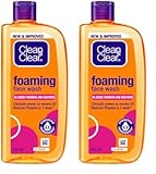 Clean Clear Foaming Facewash for Oily Skin Brown 240ml Pack of 2