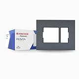 Anchor by Panasonic Penta 8 Module Black Regular Cover Plate for Switch Board Black 65908B10