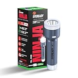 Eveready DL 200 Ninja 1W LED Reachargeable Torch Comes with 07W Tail Light Pack of 1
