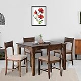 LoootEXCEL HOME 4 Seater Wooden Dining Set 14549
